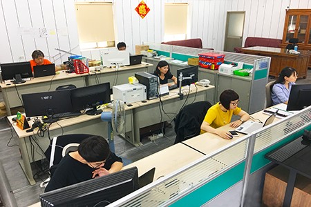 Designer et personnel professionnel.